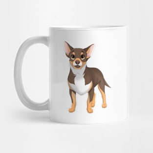 Chocolate & Tan Chihuahua Dog Mug